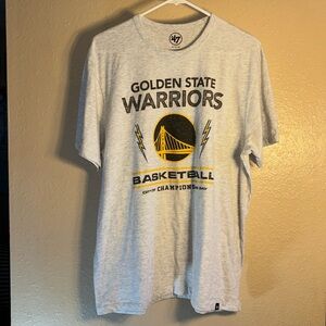 47 Brand Golden State Warriors Vintage Style T-Shirt city of champions by the b